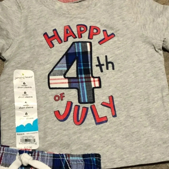 NWT jumping beans summer 6M bundle July 4th - Picture 3 of 4